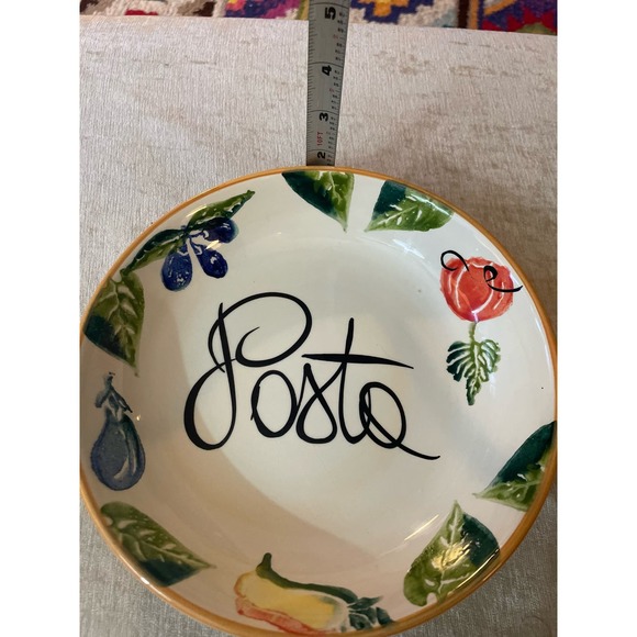 Vintage Cellar Italian Pottery Pasta Bowls - Picture 5 of 6